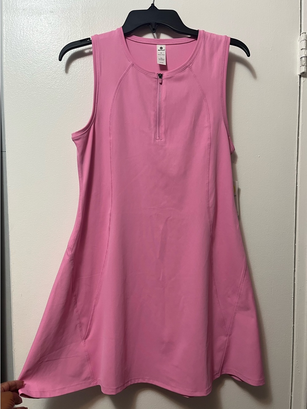 90 Degree By Reflex Women's Airlux Infinity Quarter Zip Pink Tennis/Golf Dress